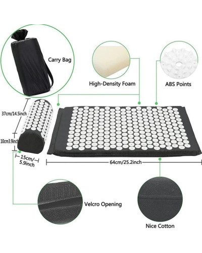 Акупунктурний килимок Acupressure Mat. MA654 (1 ящ. = 30 шт.)