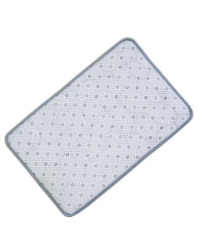 Супервпитывающий коврик для ванной комнаты антискользящий 40×60 см Grey. MA685 (1 ящ. = 100 шт.
