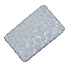 Супервпитывающий коврик для ванной комнаты антискользящий 40×60 см Grey. MA685 (1 ящ. = 100 шт.