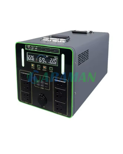 Портативна електростанція 1500W/1500Wh 120Ah Smart Sine Wave T1500. MA478 (1 ящ. = 1 шт.)