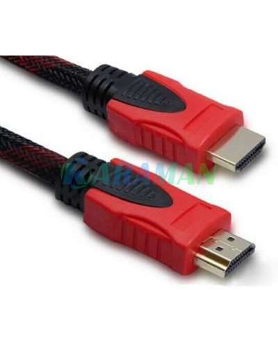Кабель HDMI–HDMI (V1.4) с фильтром, тканевая оболочка, 5 метров. ART0087 (1 ящ. = 100 шт.)