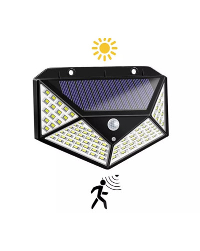 Ліхтар на сонячній панелі 100LED Solar Induction Lamp. MA707 (1 ящ. = 100 шт.)