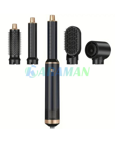 Фен-расческа 5 в 1 (Hot Air Comb). MA701 (1 ящ. = 20 шт.)