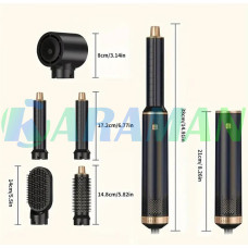 Фен-расческа 5 в 1 (Hot Air Comb). MA701 (1 ящ. = 20 шт.)