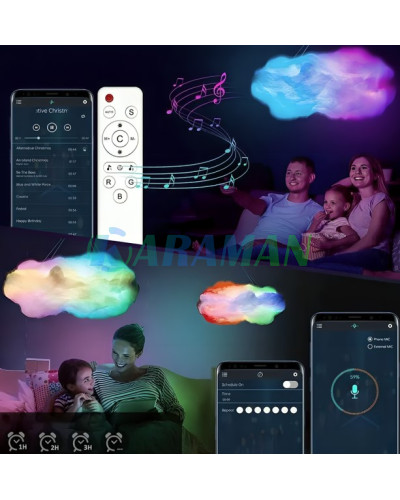 Светильник-облако DIY Cloud Atmosphere Light. MA704 (1 ящ. = 48 шт.)
