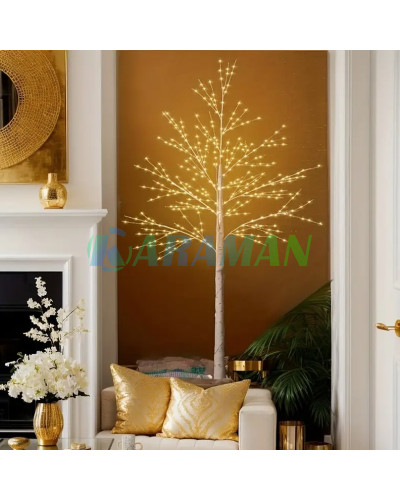 Світлодіодне декоративне дерево 1,5 м, 320 LED, тепле біле світло. MA7500 (1 ящ. = 10 шт.)
