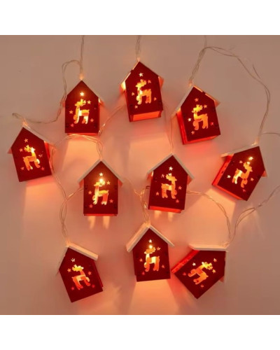 Новорічна гірлянда 3 м, 20 LED, тепле біле світло, USB. MA755 (1 ящ. = 20 шт.)