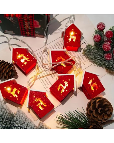 Новорічна гірлянда 3 м, 20 LED, тепле біле світло, USB. MA755 (1 ящ. = 20 шт.)