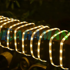 LED гирлянда с солнечной батареей 10 м (теплый белый свет). MA762 (1 ящ. = 30 шт.)