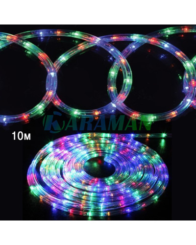 Світлодіодна гірлянда "Трубка" 10 м 100 LED сонячна батарея, різнокольорова. LU993multi (1 ящик = 48 шт.)