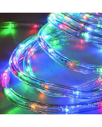 Світлодіодна гірлянда "Трубка" 10 м 100 LED сонячна батарея, різнокольорова. LU993multi (1 ящик = 48 шт.)
