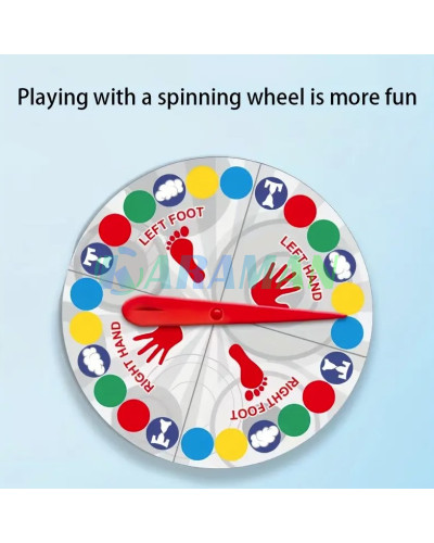 Напольна "Твістер" гра Dance Pad Toy Party Game. MA780 (1 ящ. = 240 шт.)