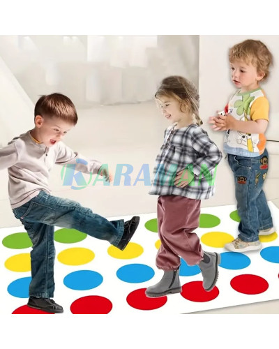 Напольна "Твістер" гра Dance Pad Toy Party Game. MA780 (1 ящ. = 240 шт.)