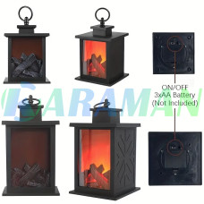 Декоративная лампа с эффектом пламени, размер 14×14×24,5 см. MA764 (1 ящ. = 24 шт.)