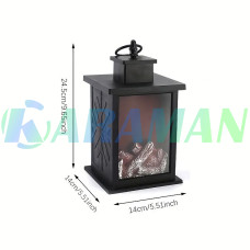Декоративная лампа с эффектом пламени, размер 14×14×24,5 см. MA764 (1 ящ. = 24 шт.)