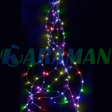 Гирлянда "Конский хвост" 500 LED 20 нитей 2.5м Разноцветная, 220v MA404multi (1ящ.=200шт.)