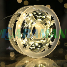 Гірлянда "Роса" 40 м 400 LED, тепле біле світло, USB з пультом управління. LU988warmwhite (1 ящ. = 150 шт.)