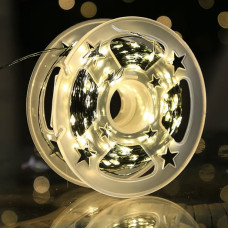 Гірлянда "Роса" 40 м 400 LED, тепле біле світло, USB з пультом управління. LU988ww (1 ящ. = 150 шт.)