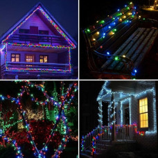 Гірлянда  "Роса" 40 м 400 LED різнокольорова з USB і пультом ДУ. LU988multi (1 ящ. = 150 шт.)