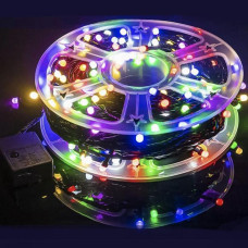 Гірлянда  "Роса" 40 м 400 LED різнокольорова з USB і пультом ДУ. LU988multi (1 ящ. = 150 шт.)