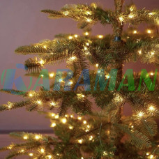 Гірлянда "Роса" 60 м 600 LED тепле біле світло з USB і пультом ДУ. LU989warmwhite (1 ящ. = 150 шт.)