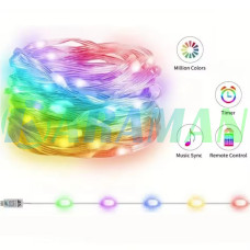 Гірлянда 200 LED Різнокольорова Multi 20 м USB з Пультом. LU992multi (1 ящ. = 100 шт.)