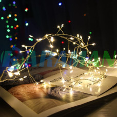 Гірлянда "Мішура" 3м 100 LED Warm White USB з пультом. LU995 (1 ящ. = 300 шт.)