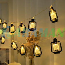 Світлодіодна вінтажна гірлянда Теплий білий USB 4.5M 20LED. LU998 (1ящ. = 100 шт)