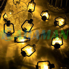 Світлодіодна вінтажна гірлянда Теплий білий USB 4.5M 20LED. LU998 (1ящ. = 100 шт)