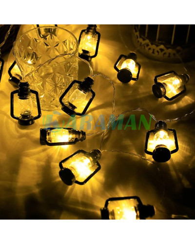 Світлодіодна вінтажна гірлянда Теплий білий USB 4.5M 20LED. LU998 (1ящ. = 100 шт)