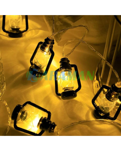 Світлодіодна вінтажна гірлянда Теплий білий USB 4.5M 20LED. LU998 (1ящ. = 100 шт)