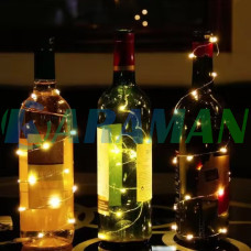 Гирлянда 5м 50 LED тёплый белый свет USB с пультом 8 режимов. MA739warmwhite (1ящ.= 200 шт)