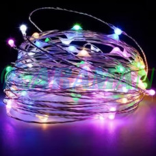 Гирлянда 5м 50 LED разноцветная USB с пультом 8 режимов. MA739multi (1ящ.= 200 шт)