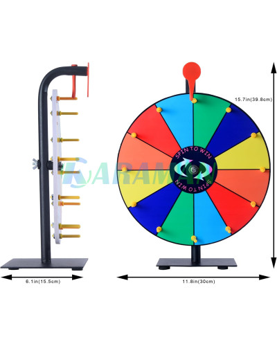 Ігрове колесо Lottery Wheel діаметром 30 см. MA782 (1 ящик = 10 шт)