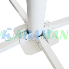 Подставка белая металлическая под зонт диаметр 3.5 HYC103white  (1ящ.=10шт.)