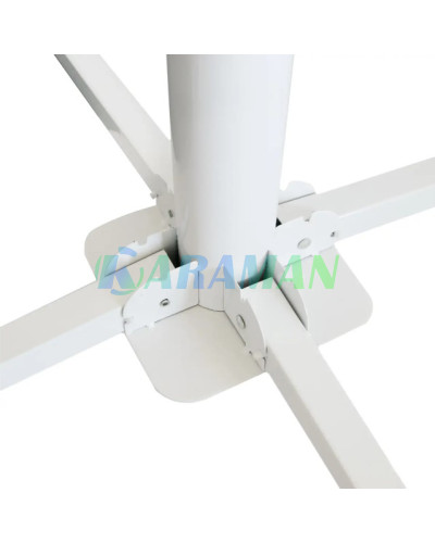Подставка белая металлическая под зонт диаметр 3.5 HYC103white  (1ящ.=10шт.)