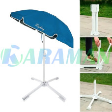 Подставка белая металлическая под зонт диаметр 3.5 HYC103white  (1ящ.=10шт.)