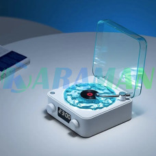 Колонка Bluetooth з нічником — вініловий програвач Waves. zar88 (1 ящик = 24 шт.)