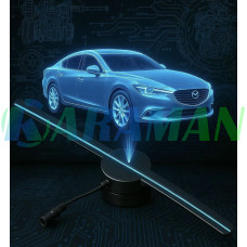 3D Голограма Проектор 42см WiFi + Bluetooth, пульт та SD MA806 (42 см, 234 LED) (1ящ.=25шт.)