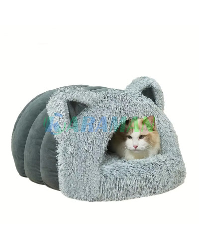 Домик для животных серый M 50*42*30см MA817 (1 ящ. = 7 шт.) Домик для животных серый M 50*42*30см MA817 (1 ящ. = 7 шт.)