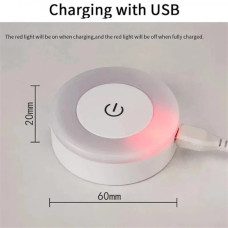 Лампа светильник ночник LED SK сенсорный переключатель MicroUSB KAR24 (1 ящ. = 100 шт.)