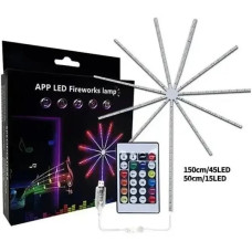 Декоративная настенная LED гирлянда-лента с пультом и Bluetooth управлением, USB KAR44 (1 ящ. = 100 шт.)