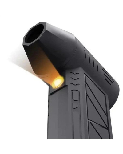 Ручний акумуляторний повітродув для ПК, авто 5000 mAh, USB, турбовентилятор з підсвічуванням KAR52 (1 ящ. = 80 шт.)