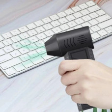 Ручний акумуляторний повітродув для ПК, авто 5000 mAh, USB, турбовентилятор з підсвічуванням KAR52 (1 ящ. = 80 шт.)