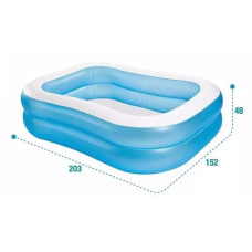 Сімейний надувний басейн INTEX 57180 203х152х48 см KAR103 (1ящ. = 3 шт.)