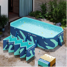 Портативний складаний басейн Pool 318х183х50 см, KAR107 (1ящ. = 1 шт.)