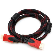 Кабель HDMI–HDMI (V1.4) з фільтром, тканинна оболонка, 3 метрів. ART0086 (1 ящ. = 125 шт.)
