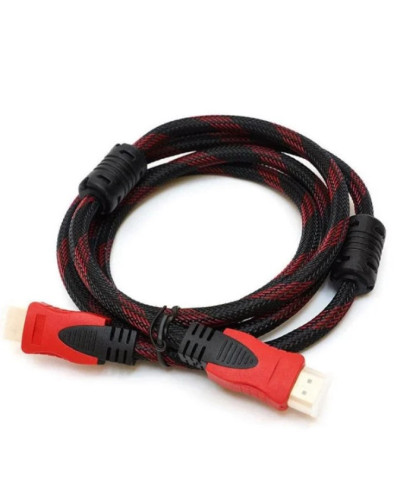 Кабель HDMI–HDMI (V1.4) з фільтром, тканинна оболонка, 3 метрів. ART0086 (1 ящ. = 125 шт.)