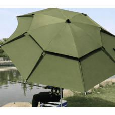Парасоля рибальська 2 м з клапаном, чохлом та гачками хакі JTG2025-1khaki (1ящ.= 10 шт)