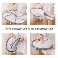Підвісна сітка для сушіння риби, грибів, овочів і фруктів триярусна біла 60 х 40 х 104 см, KAR178 (1 ящ. = 50 шт.)